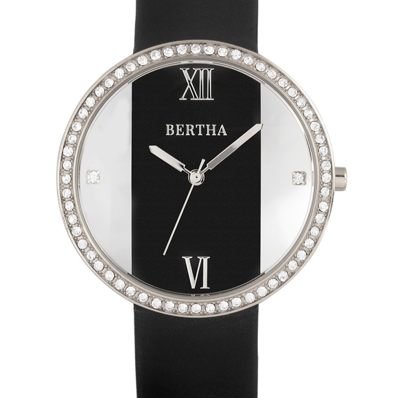 Crystal Surrounded Stainless Steel Bezel Watch main image 6